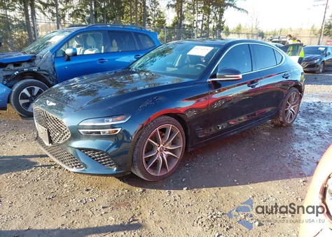 2022 Genesis G70 2.0T Rwd из США, поврежденный, VIN KMTG34TA7NU089844